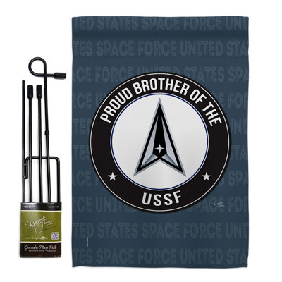 Double Sided 18.5'' H x 13'' W Polyester Flag Set