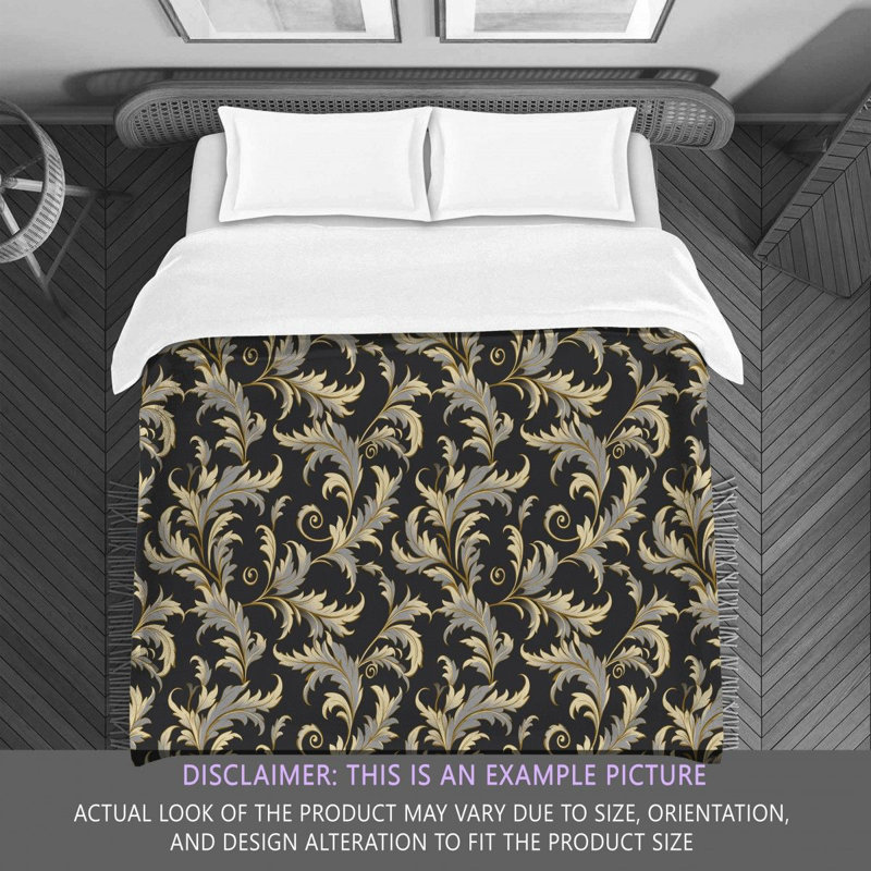 Machine Printed Comforter, King