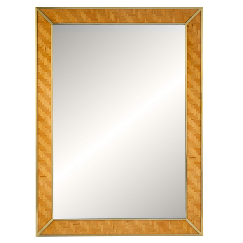 Del Vira Marquetry Wall Mirror