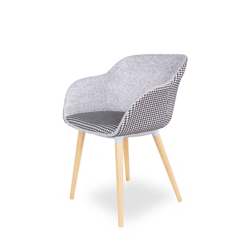 Redfield 43cm H Fabric Upholstered Armchair, Light Grey