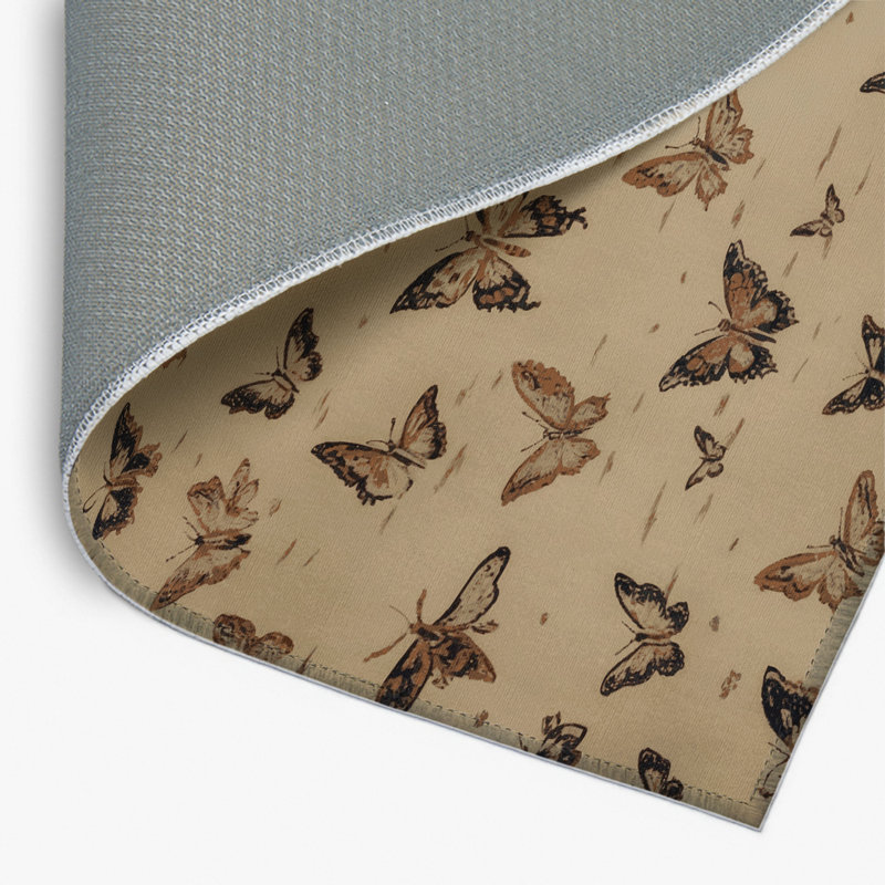 Tapis beige français d'intérieur et d'extérieur, Rectangulaire 2 pi x 3 pi