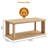 COTEL Coffee Table For Living Room, Modern 2-tier Tea Table With Storage Shelf, Rectangular Center Coffee Table For Home Office, Bedroom, Apartment, 47.3 X 22x 19.3 Inches-1018612789