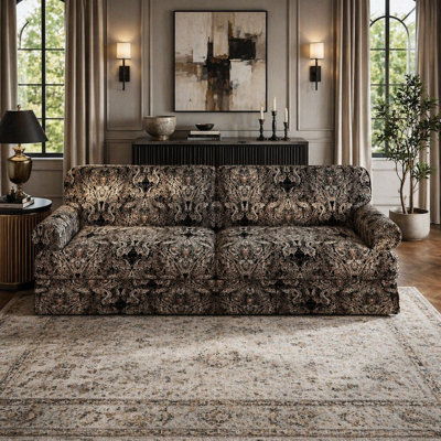 93.7"4-Seater Cloud Couch,Oxford Fabric Sofa