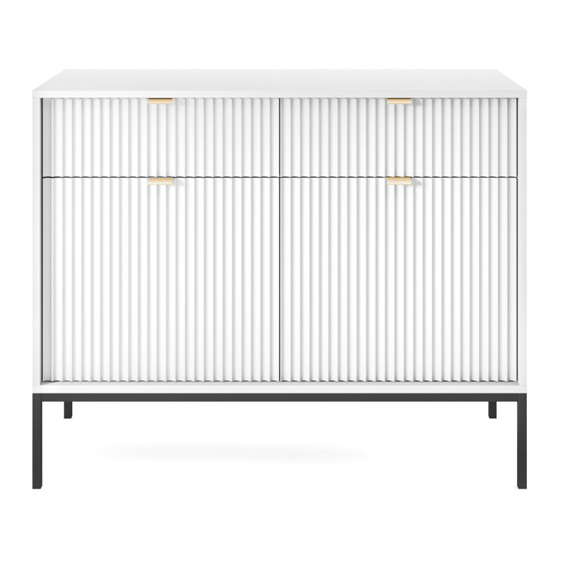 Beton 104cm Sideboard, White