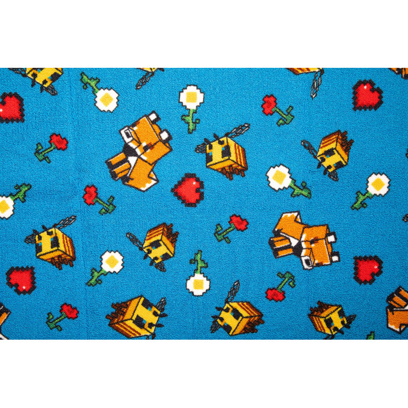 Tapis Minecraft Peaceful 60 po x 39 po