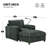 38" Single Sofa With Storage Ottoman-422417817