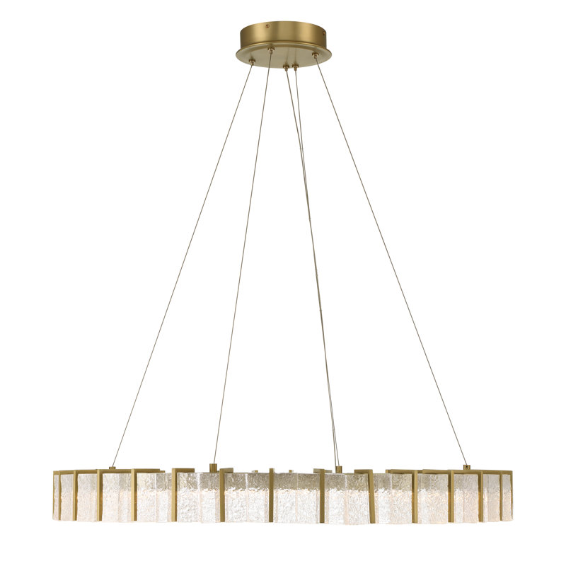 Sevryn 1 - Light Metal LED Chandelier, 77.6" H x 36" W x 36" D