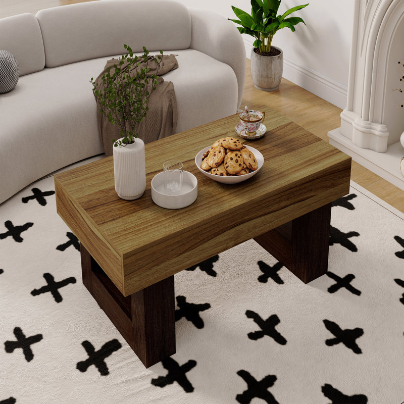 Table basse rectangulaire en bois 42 po All
