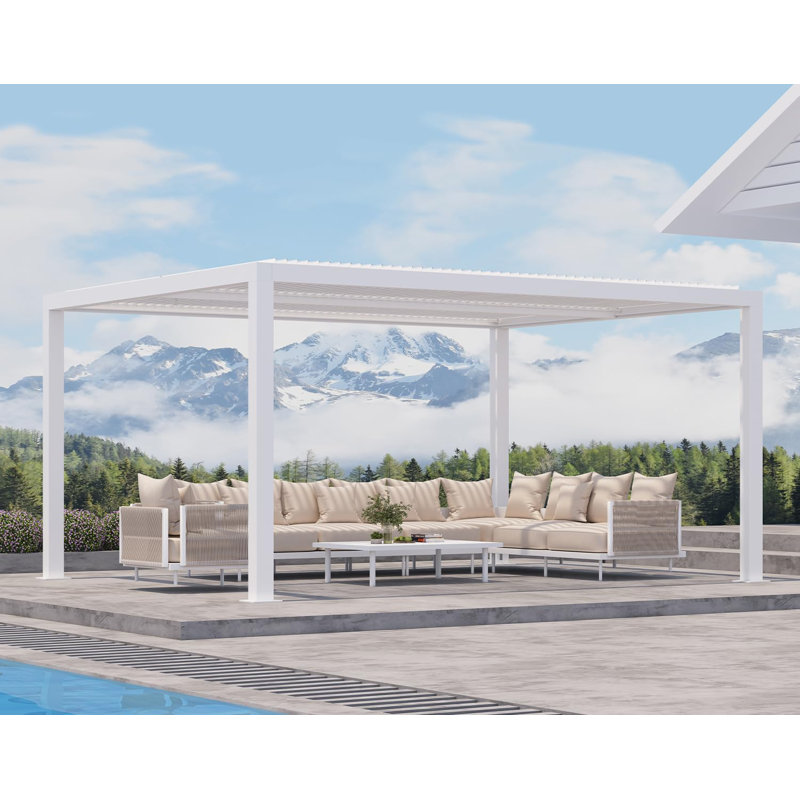 3.7m x 2.4m Aluminum Pergola