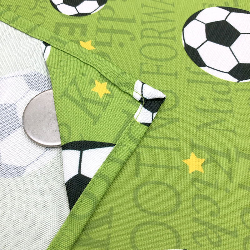 Nappe avec jeu de poids 60 "X90" Passion For Soccer Collection, Vert / noir / blanc