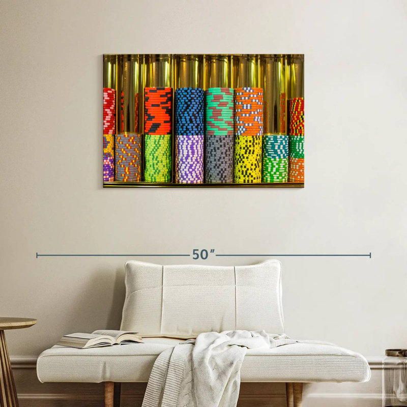Senne Gambling Chips, 24" H x 36" W