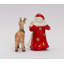 Salière ou poivrière Le Père Noël et le cerf Dobbins The Holiday Aisle