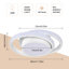 Mataponi 2-Light 27cm LED Flush Mount Ceiling Light-676416519-675812462