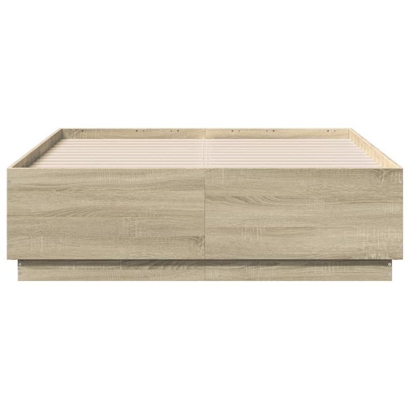 Budhu Bed, Sonoma Oak, 140 x 190cm