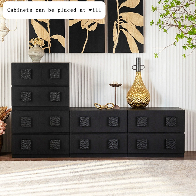 Armoire d'appoint Modern, Noir