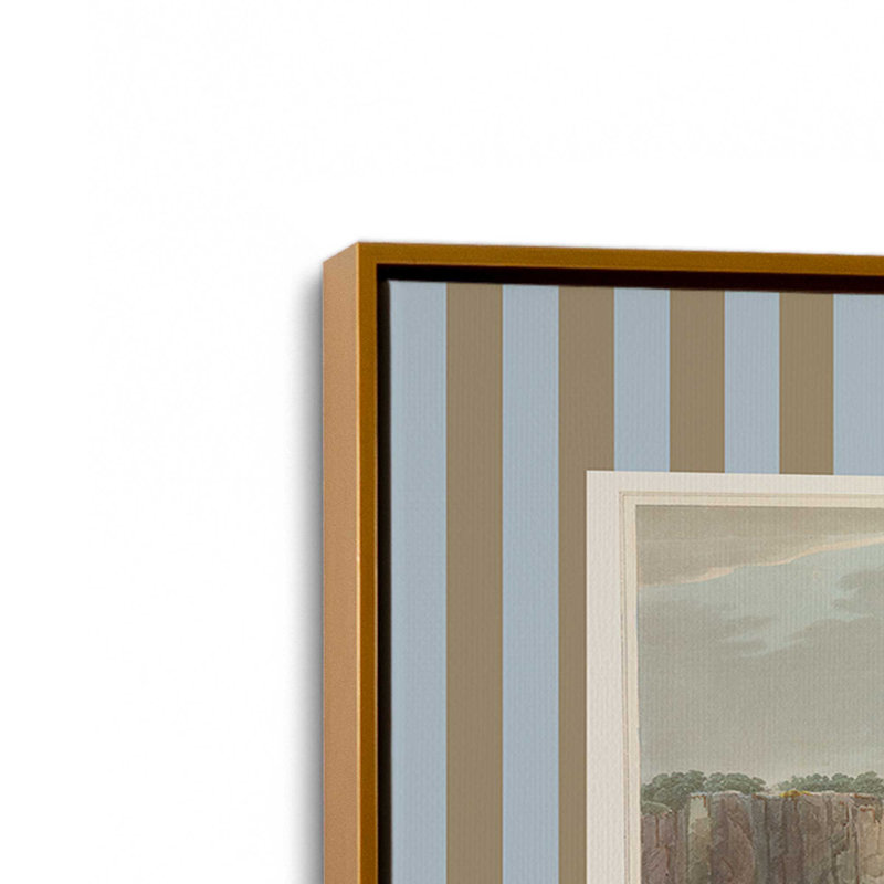 «Yonkers Palisades Hill» par Deny Designs, reproduction d'art, 12 x 16, Doré, Toile encadrée