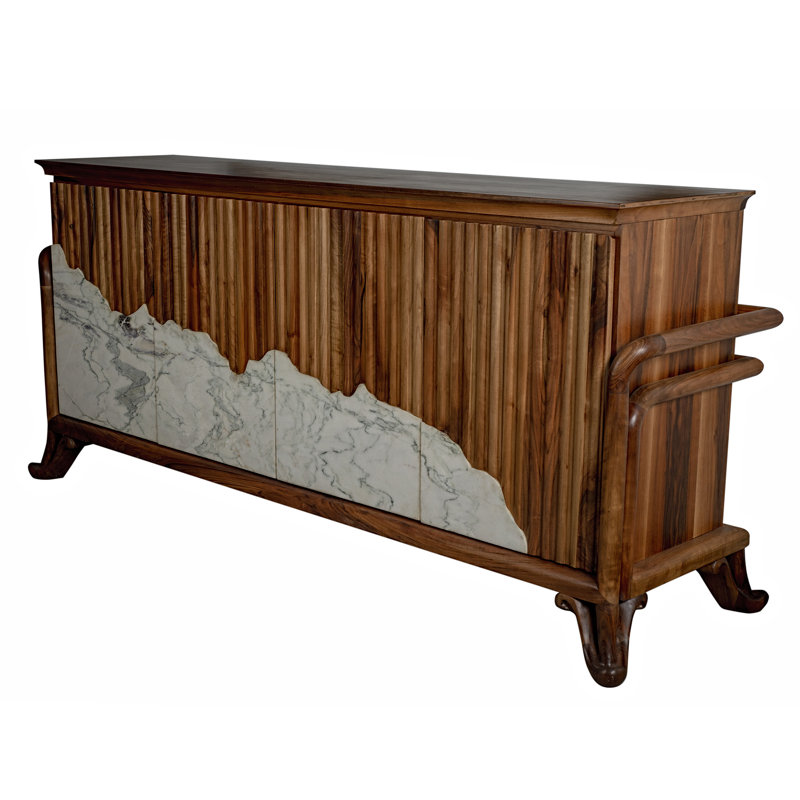 25.62'' Solid Wood Console Table
