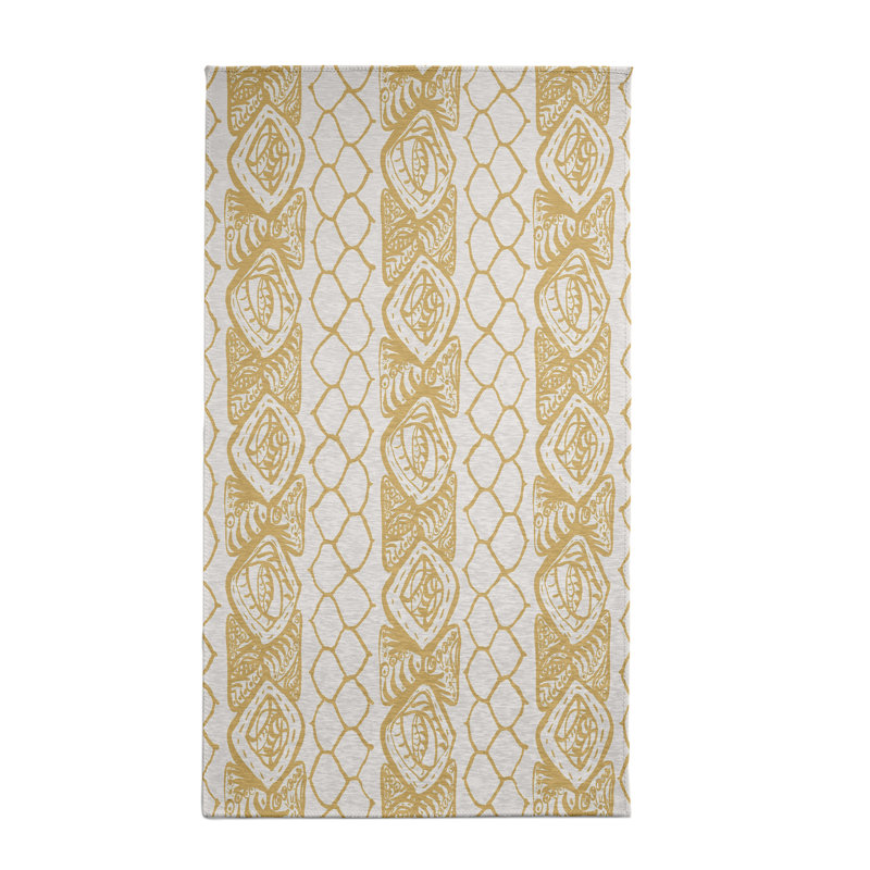 Safari Chenille Geometric Indoor Rug, Rectangle 4' x 6'