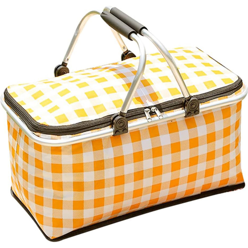 Panier de pique-nique isolant pliable et étanche