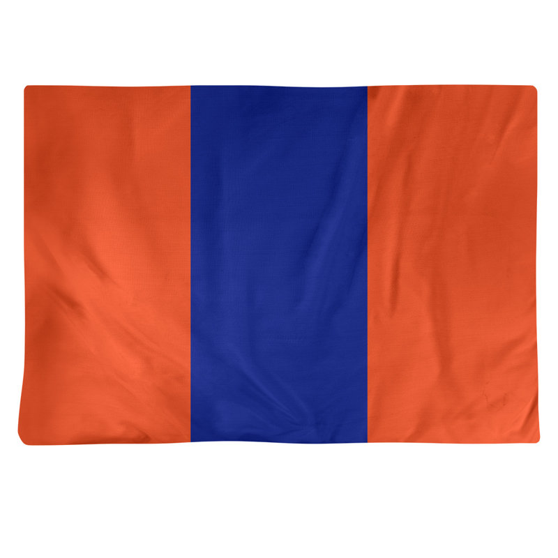 Récapitulatif 18" à rayures de football Denver, Orange / bleu marine