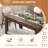 Modern 71 Inch Farmhouse Dining Table, Rectangular Wooden Table for 6-8, Heavy-Duty Family Kitchen Table, Easy Assembly-885188582