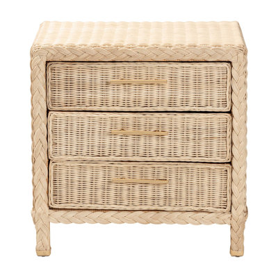 Table de chevet 3 tiroirs Camodeca