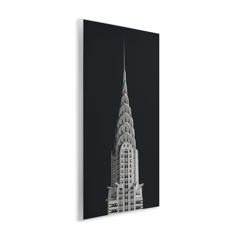 Chrysler Building Architecture, plaque murale, conception par Wild Apple Portfolio, H 15 po x l 10 po