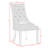 Baek Jane Acrylic Leg Dining Chair-29190141