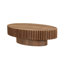 Table basse à tambour moderne de 43,7 pouces de style moderne Handcraft-735791748