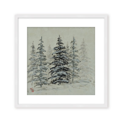 Art sur toile "Serene Grove" inspiré de la nature par Karen Biery