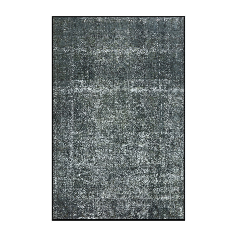 Tapis oriental noir / bleu, Rectangle 8 pi x 10 pi