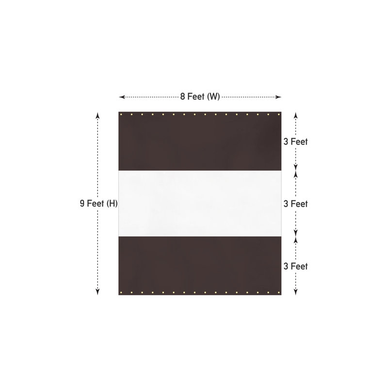 Blue Elephant Black, 274.3cm H x 243.8cm W, Coffee