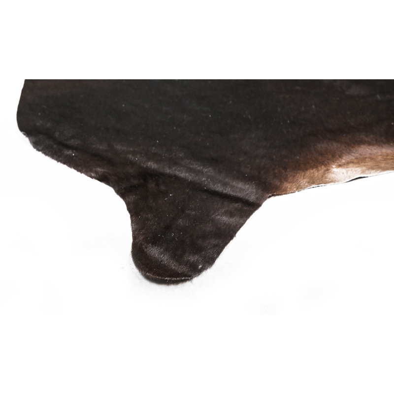 Myrtletown Animal Print Cowhide Flatweave 2cm X 1.75cm Area Rug
