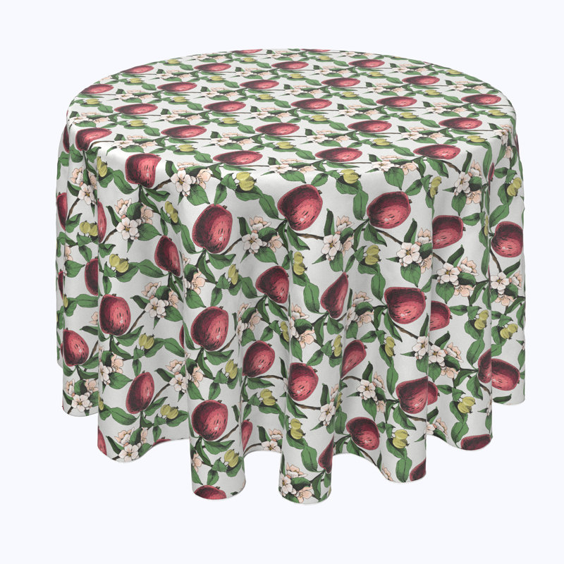 Basden Abstract Round Tablecloth, 102" x 102"