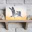 Seagulls In Golden Skirmish Abstract Contemporary Seagull Bird Landscape Nature Wall Art Print 1 Piece Wrapped Canvas Wall Art-1491531638