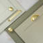 Brushed Brass Handles & Coordinating Knobs-123222741