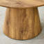 Table basse Win2win, table basse de style médiéval-moderne, placage de grain de bois, table basse ronde classique et ensemble de table d'appoint, salon simple, table de bureau-530393016