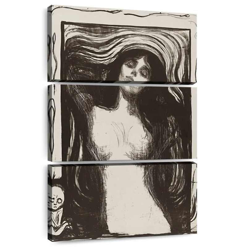 Leisha Madonna Liebendes Weib 1895, H 32 po x l 20 po