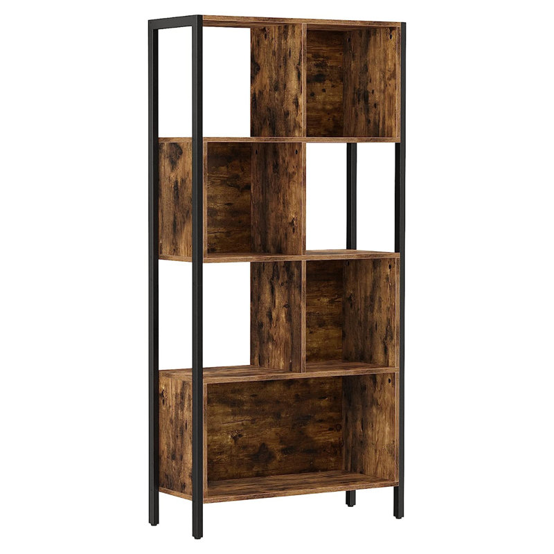 Alexendria 154.5cm H x 74cm W Steel Standard Bookcase