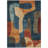 Machine Washable Indoor/Outdoor Xhevrie Navy Rug-1937107518