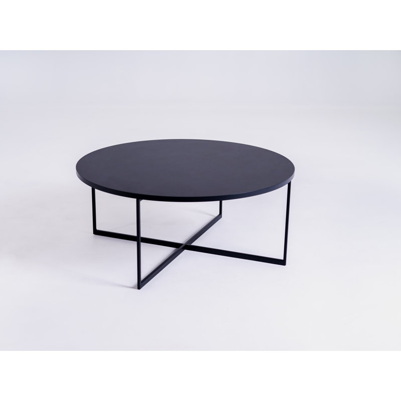 Jarita Cross Legs Coffee Table, 34cm H x 80cm W x 80cm D