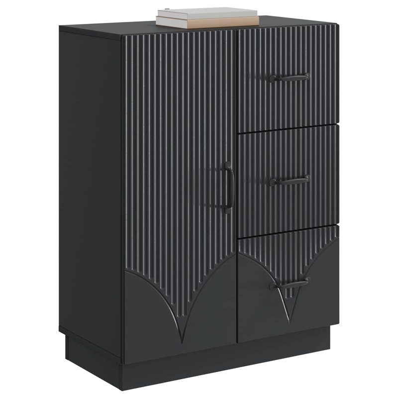 66cm Sideboard, Black