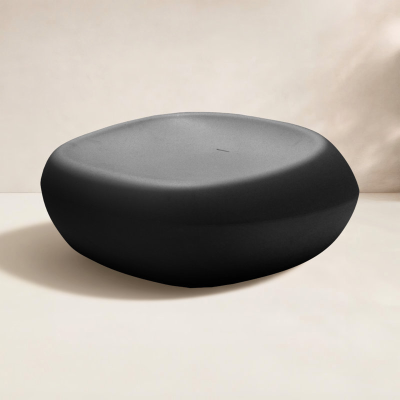 Noma Outdoor Ottoman, Anthracite
