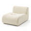 Chaise longue modulaire sans accoudoirs Grossman (blanche)-1057746344