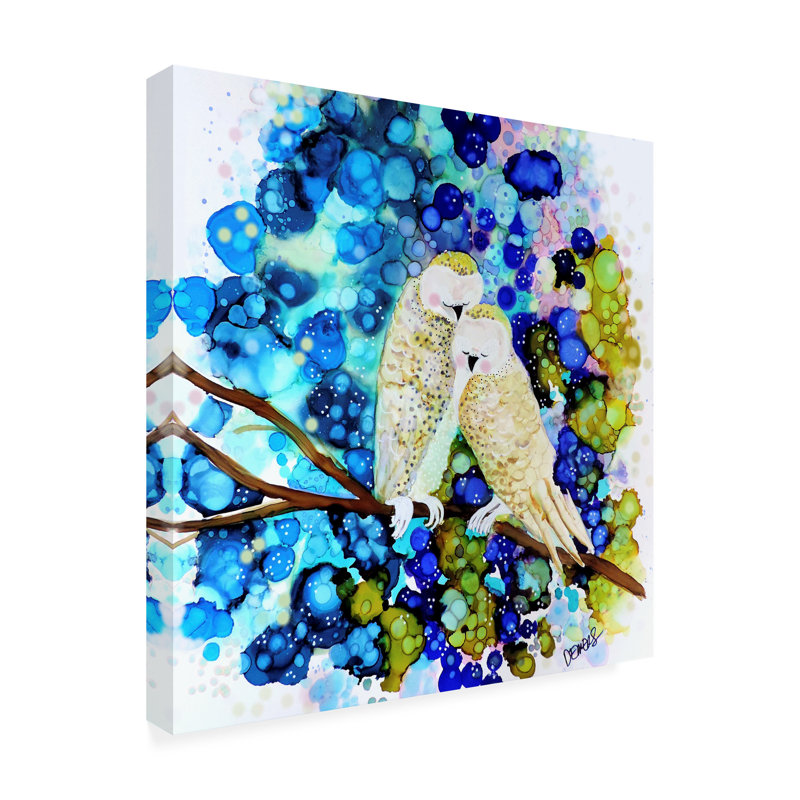Art sur toile Sylvie Demers, H 18 po x l 18 po x P 2 po