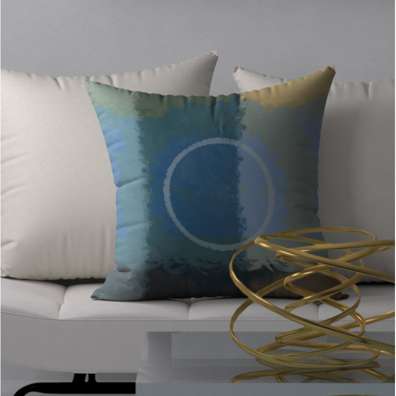 Housse de coussin carrée Bourgogne/insert, H 24 po x l 24 po