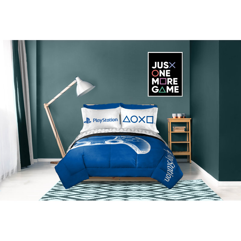 Ensemble de grand lit avec taie décorative Playstation X Ray