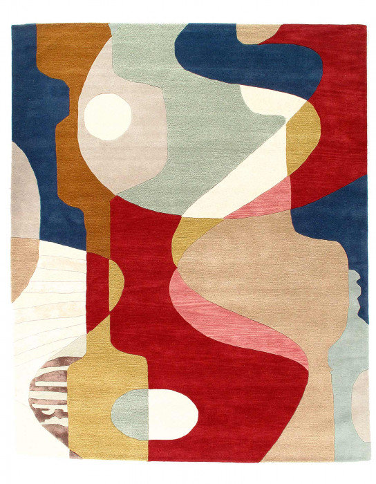 Jewelie One-of-a-Kind 9'09'' X 7'09'' Hand Tufted Area Rug