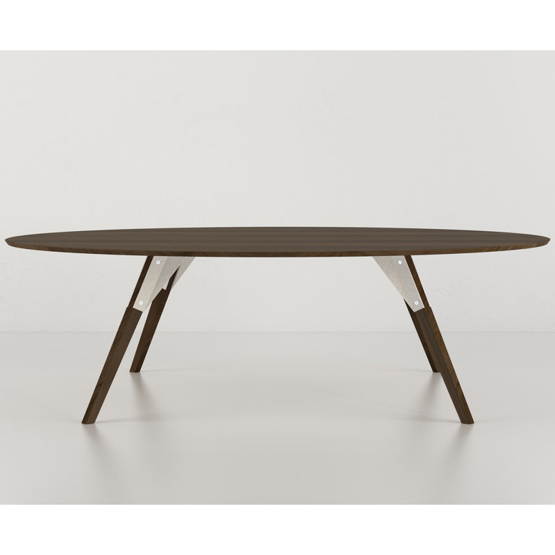 Table basse clarke, Noyer, Noyer / Blanc, H 18 po x l 54 po x P 23 po