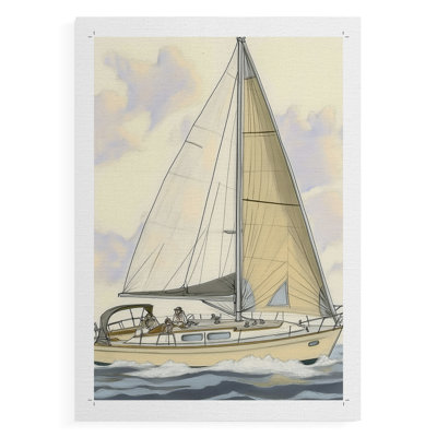 NAUTICAL Series Cxxi - Impression sur toile seulement - non encadrée